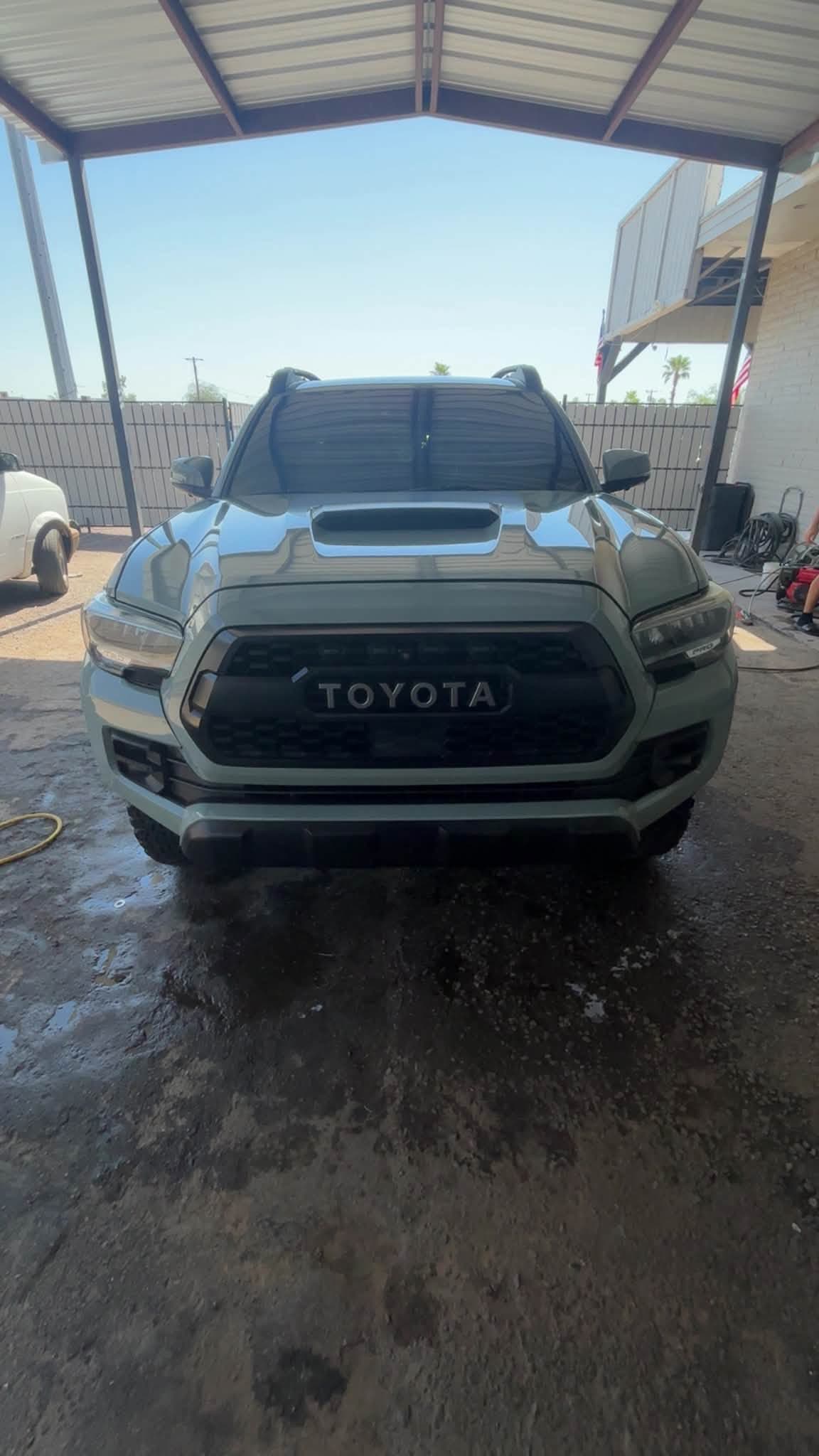 Tacoma TRD under the canopy by Fatboy Detailing, Arizona City